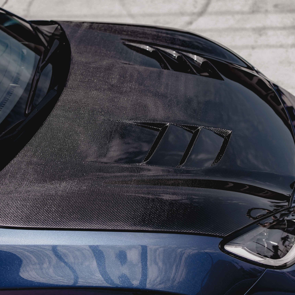TS-style carbon fiber hood for 2022 Toyota GR86/ Subaru BRZ
