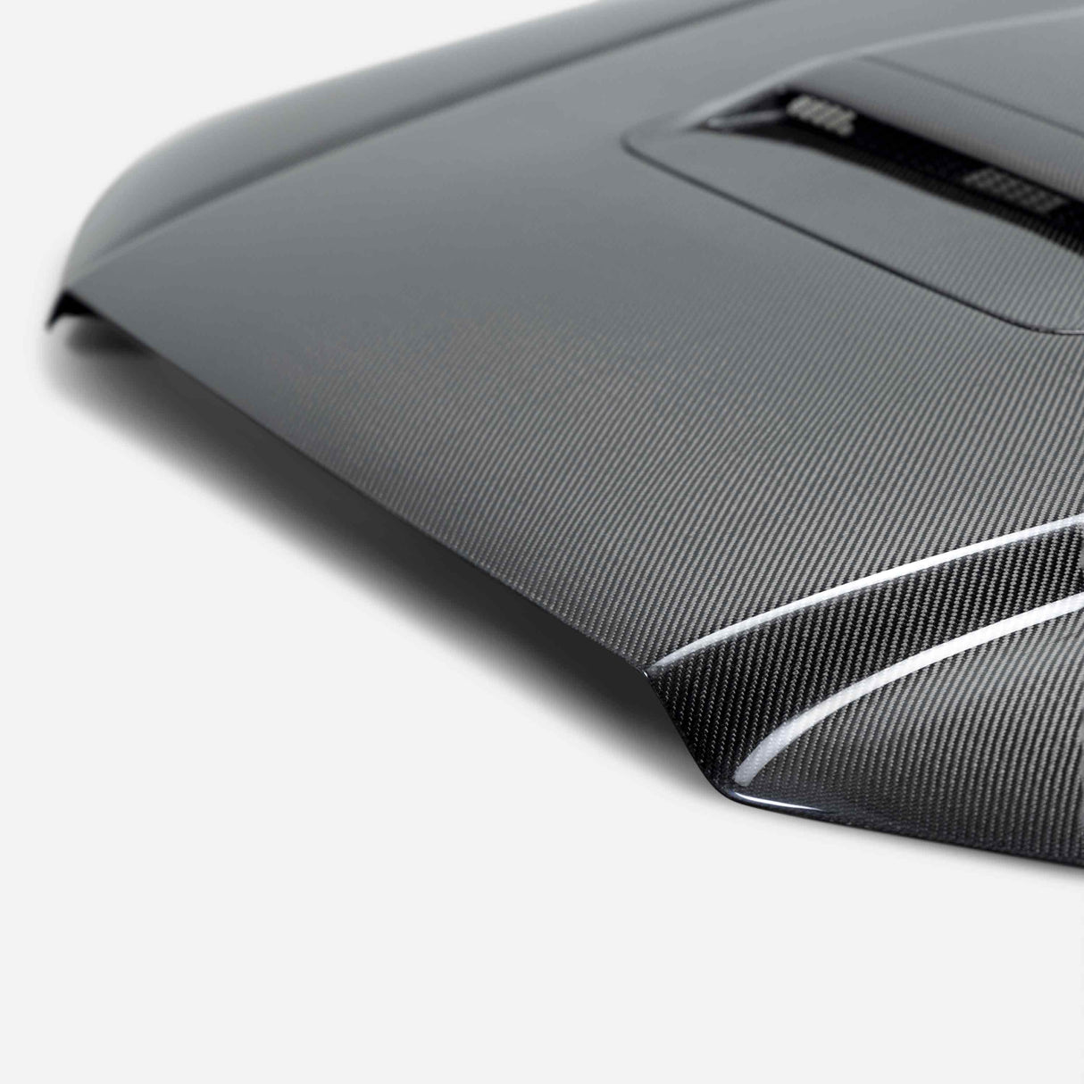 TR-style carbon fiber hood for 2012-2015 Toyota Tacoma