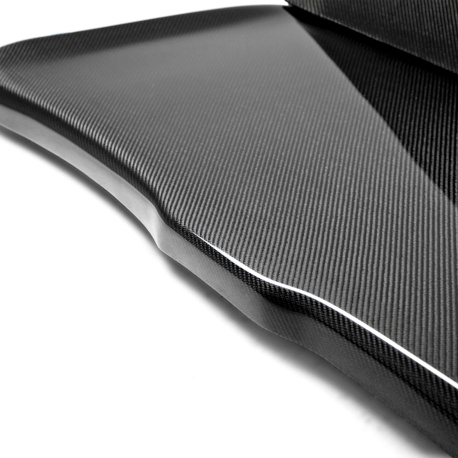Carbon fiber rear seat delete for 2015-2023 Ford Mustang