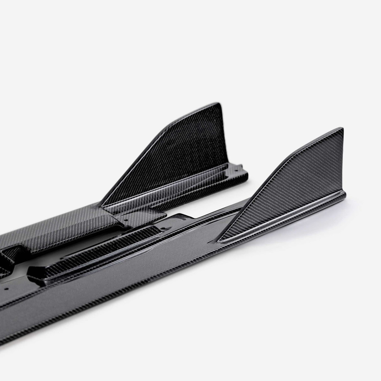 MB-style carbon fiber side skirts for 2022-2024 Toyota GR86 / Subaru BRZ