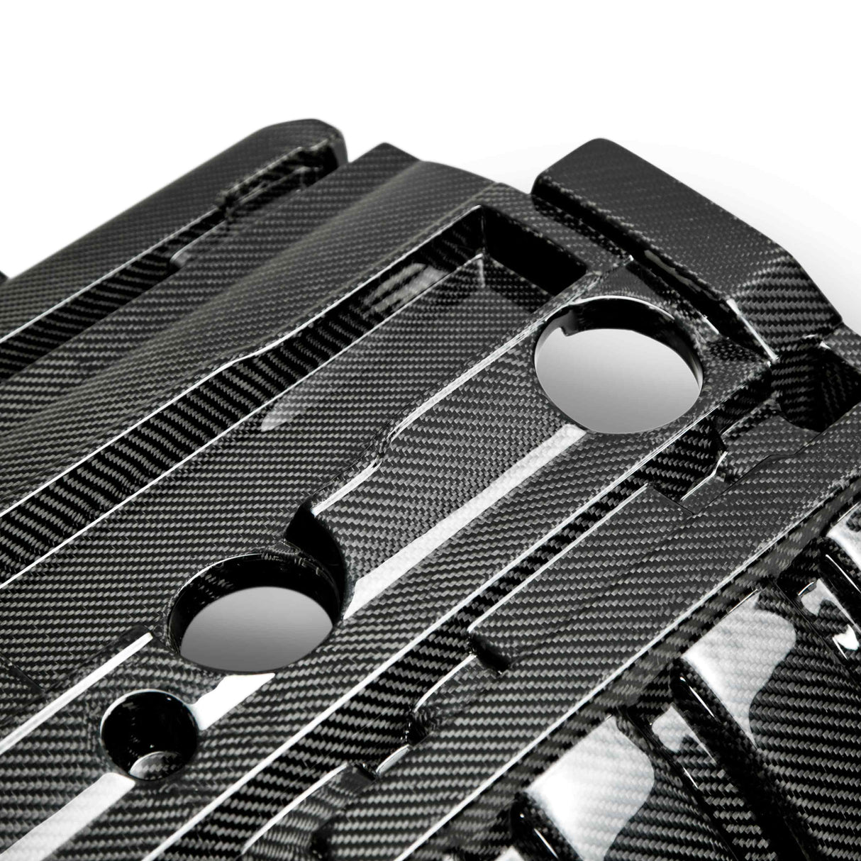 Carbon fiber engine cover for 2015-2023 Ford Mustang Eco Boost