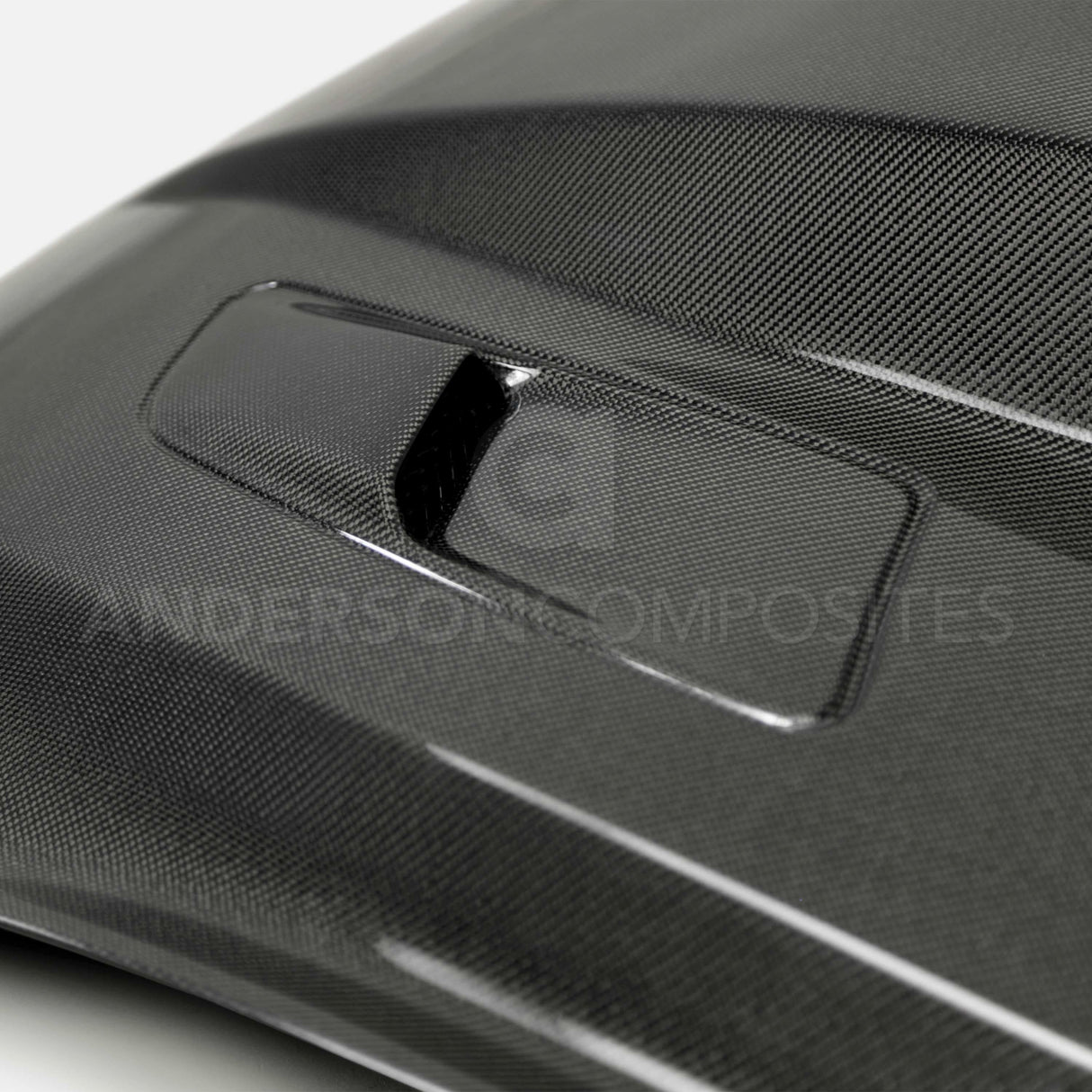 Type-CJ double sided carbon fiber 3 inch cowl hood for 2015-2017 Ford Mustang