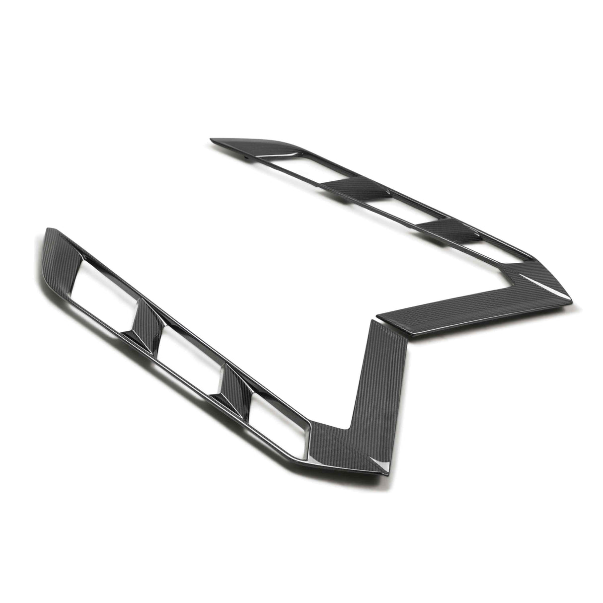 Carbon fiber decklid side vents for 2020-2024 Chevrolet C8 Coupe (PAIR)