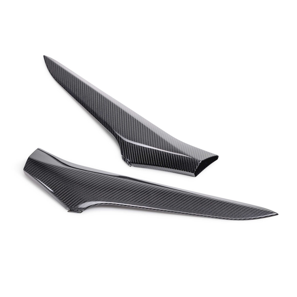 Carbon fiber side scoop trim for 2023-2024 Chevrolet C8 Z06 (PAIR)