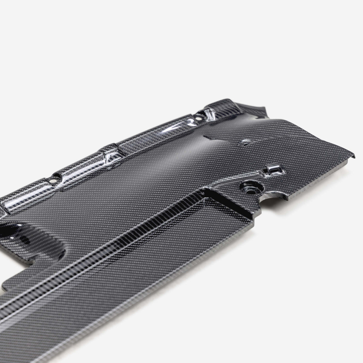 Carbon fiber radiator cover for 2015-2017 Ford Mustang