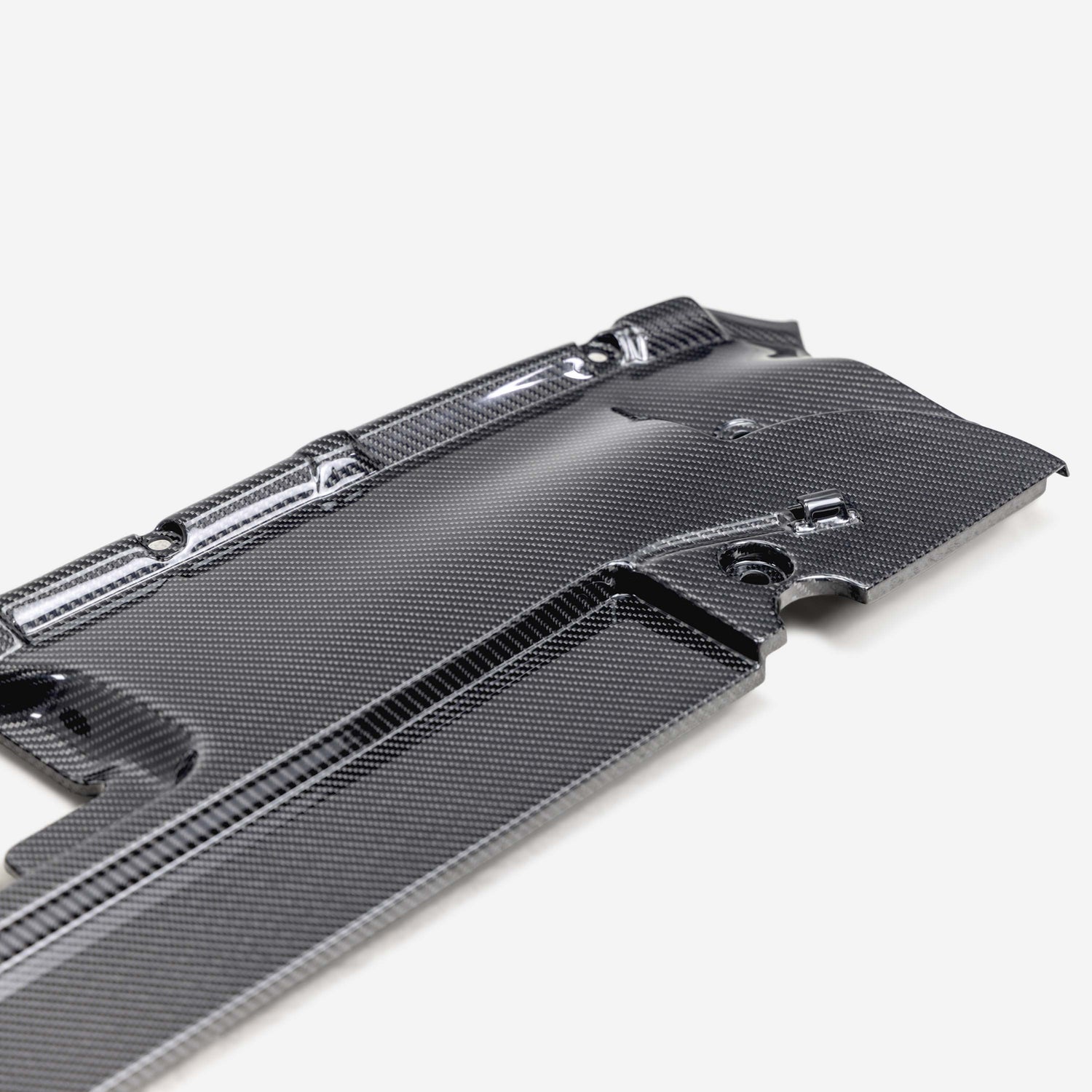 Carbon fiber radiator cover for 2015-2017 Ford Mustang