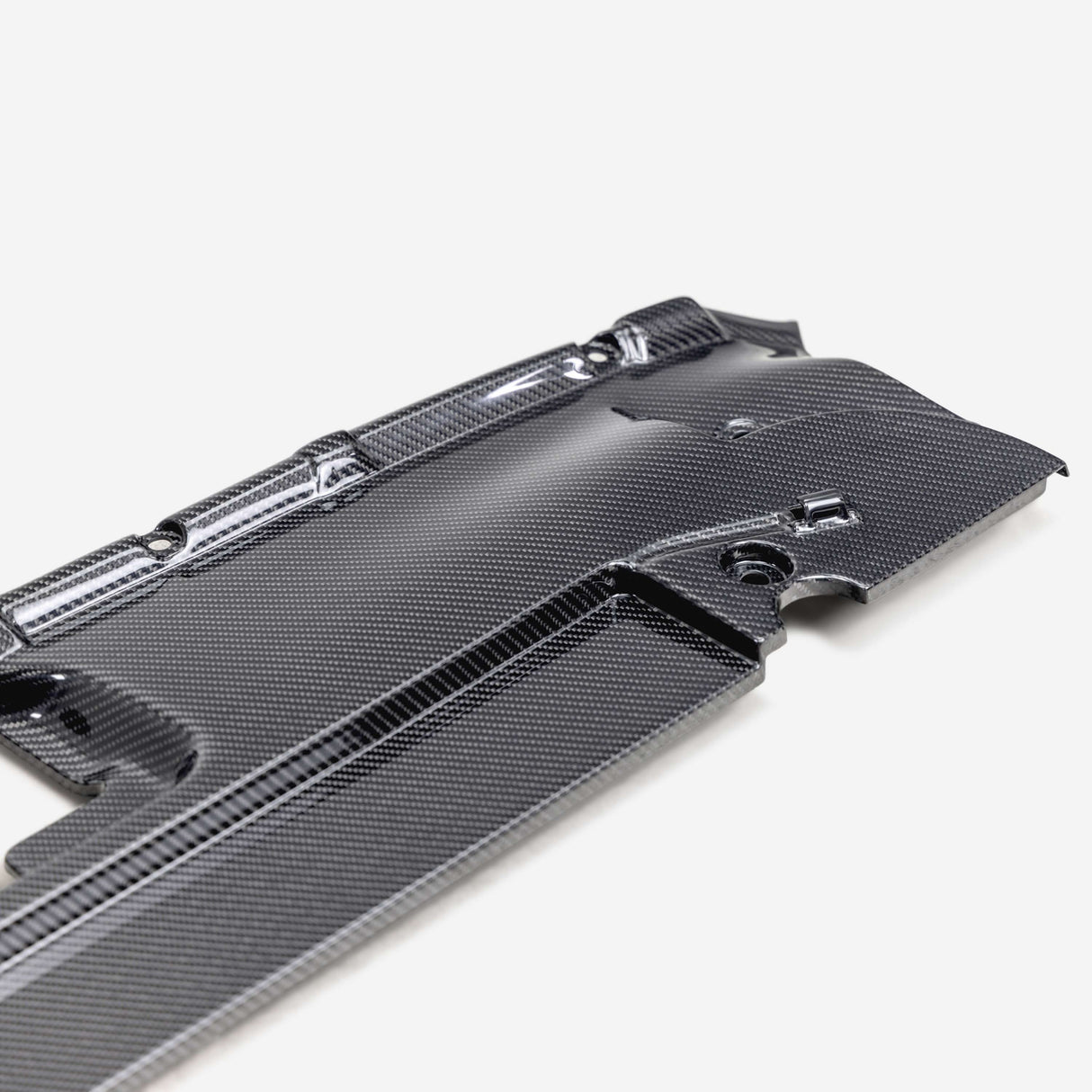 Carbon fiber radiator cover for 2015-2017 Ford Mustang