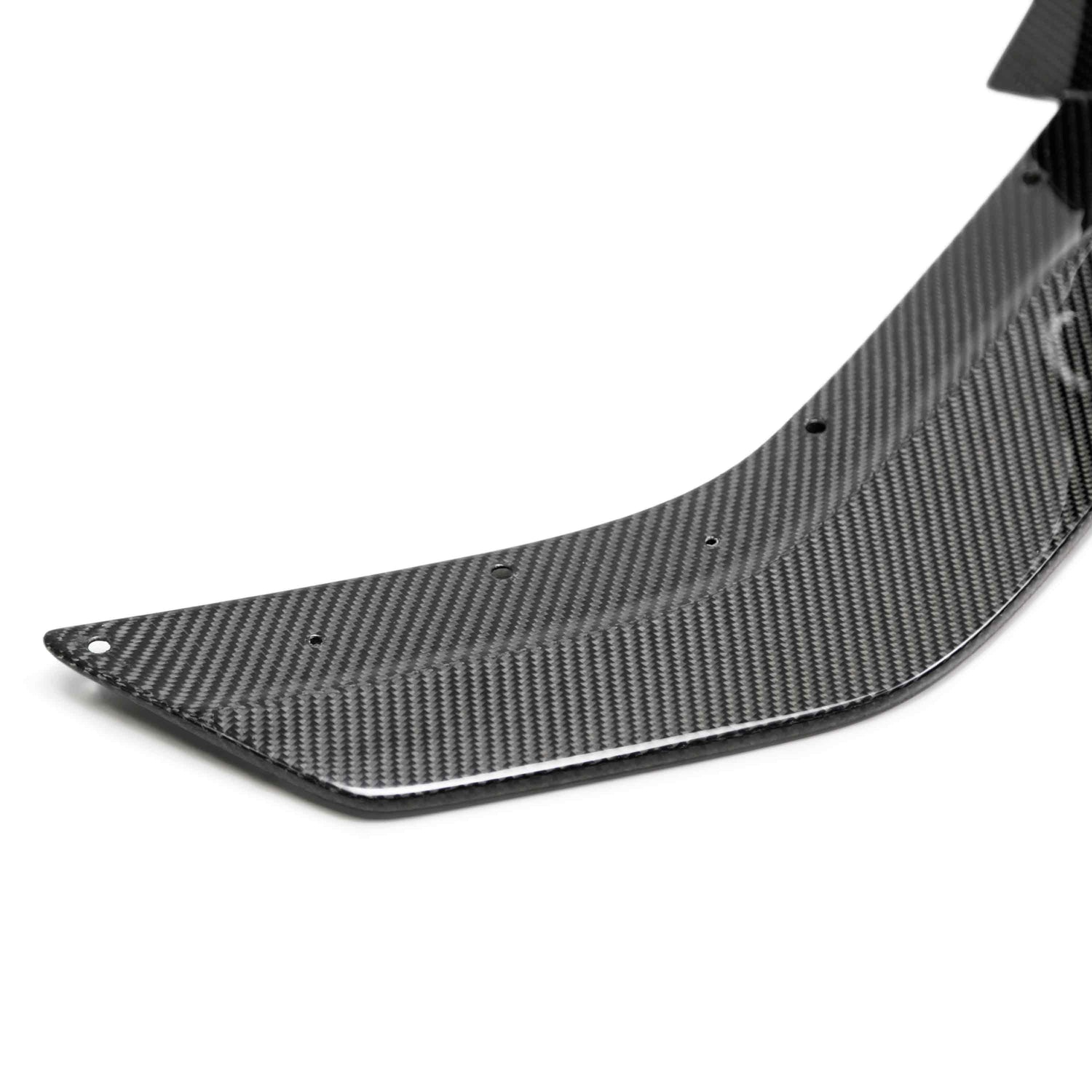 Carbon fiber front splitter wickers for 2020-2022 Ford Mustang Shelby GT500