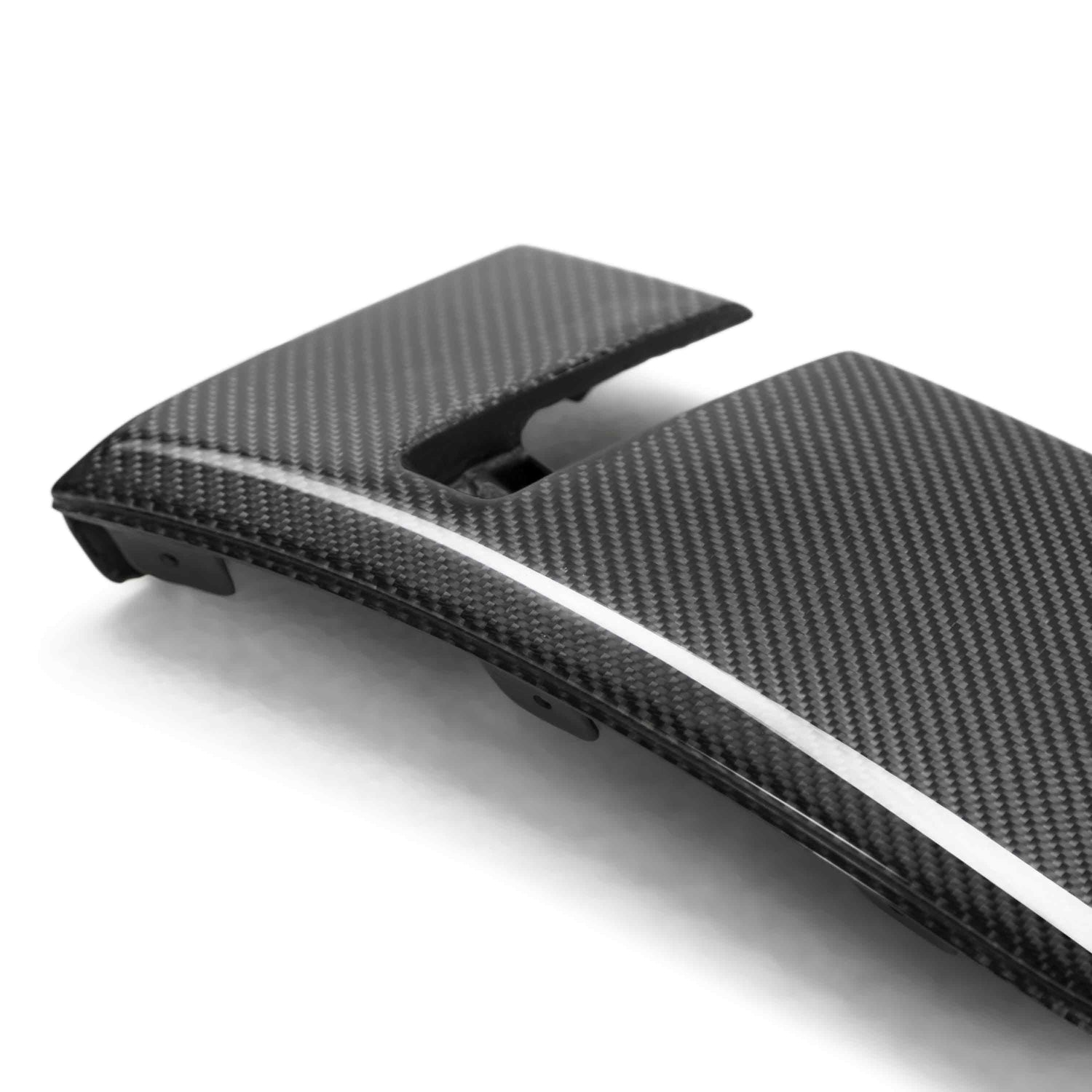 Carbon fiber front flare extension panel for 2018-2023 Dodge Challenger Widebody