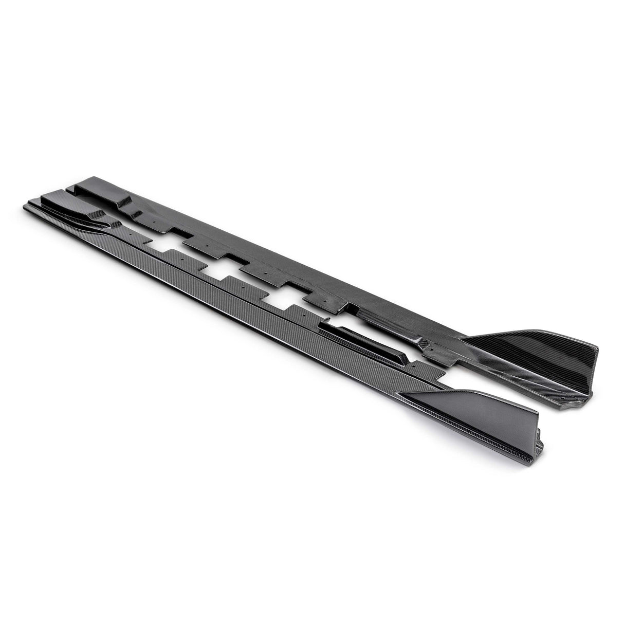 MB-style carbon fiber side skirts for 2022-2024 Toyota GR86 / Subaru BRZ