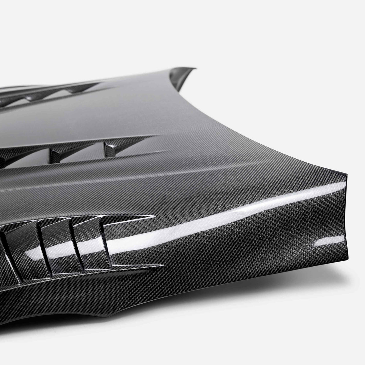 TV-style double sided carbon fiber hood for 2020-2023 Toyota Supra