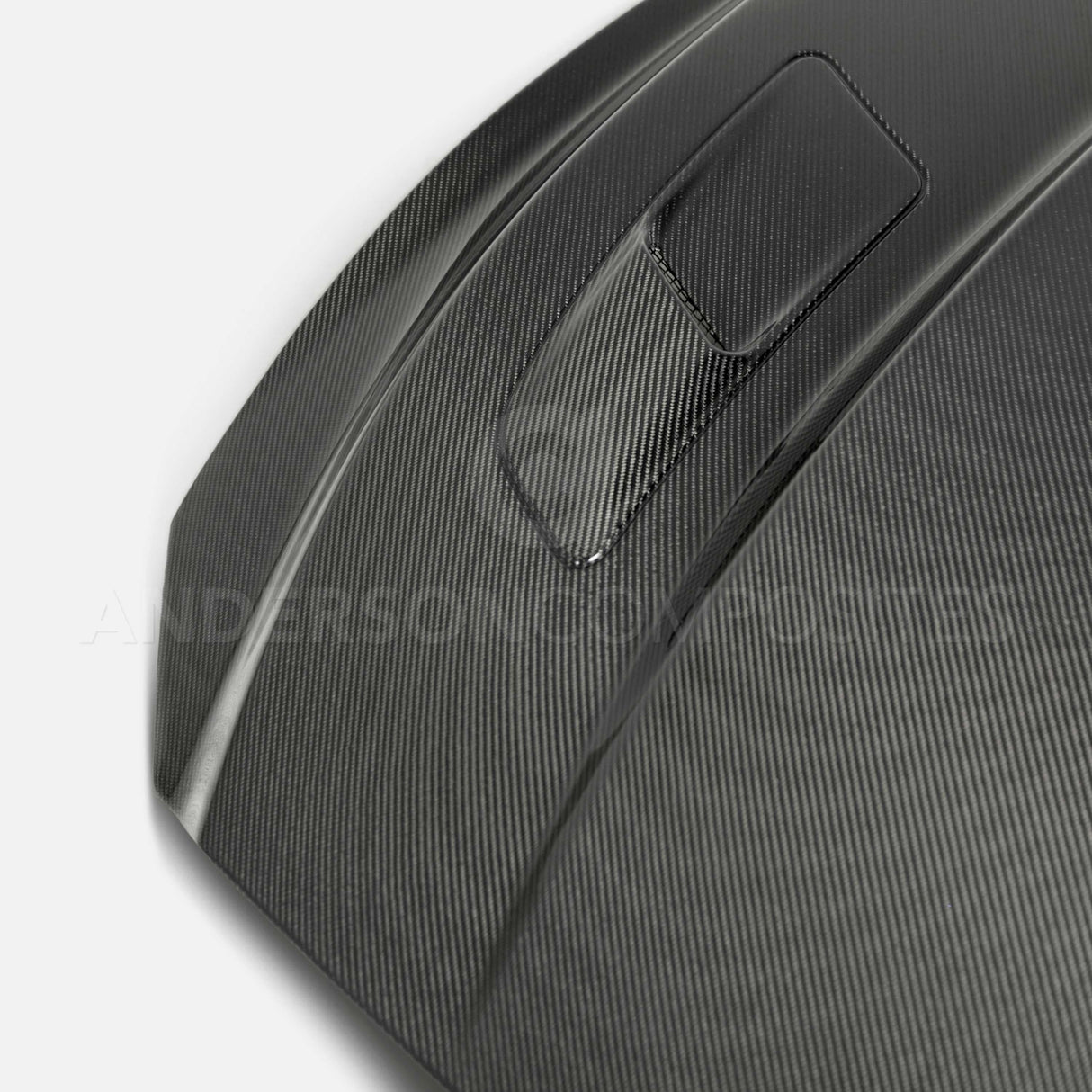 Type-CJ double sided carbon fiber 3 inch cowl hood for 2015-2017 Ford Mustang