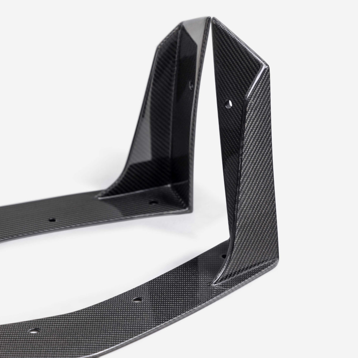 Type-GT5 carbon fiber front splitter wickers for 2024 Ford Mustang