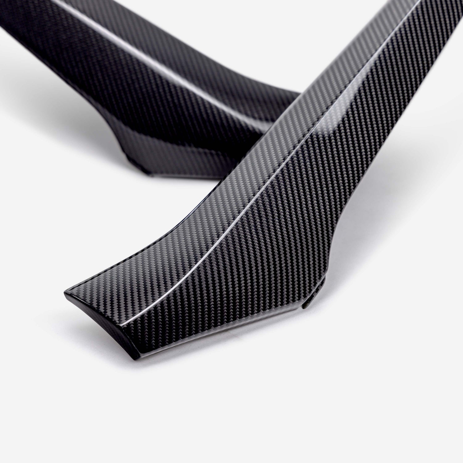 Carbon fiber side scoop trim for 2023-2024 Chevrolet C8 Z06 (PAIR)