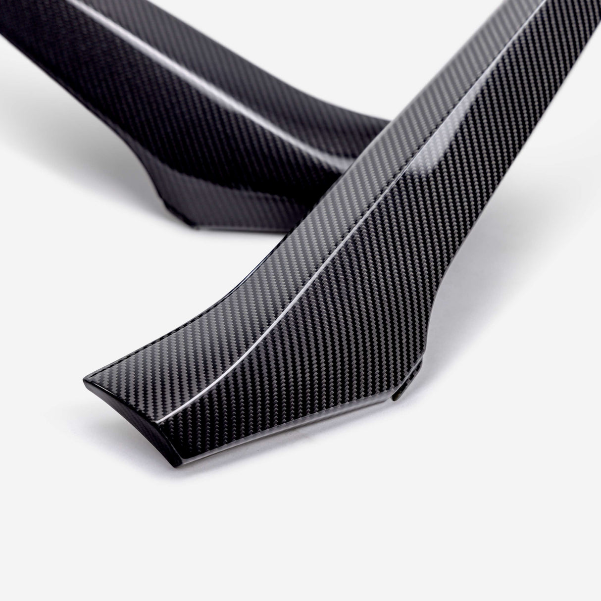 Carbon fiber side scoop trim for 2023-2024 Chevrolet C8 Z06 (PAIR)