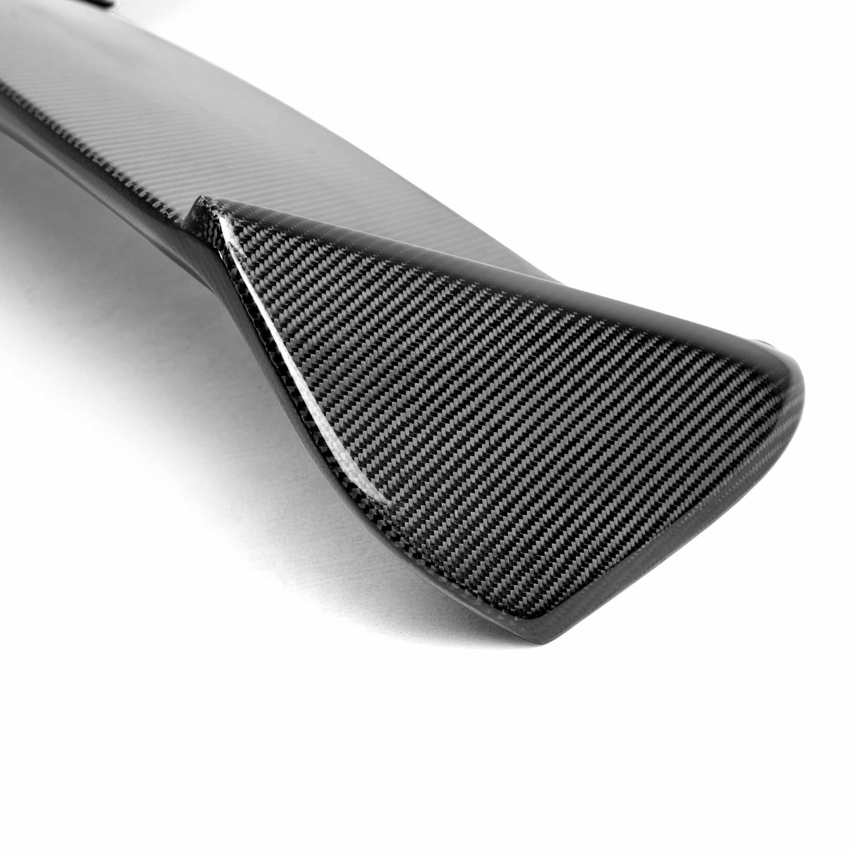 STI-style carbon fiber rear spoiler with led brake light for 2008-2014 Subaru WRX/STi HB