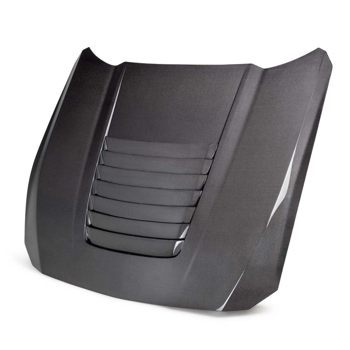 Type-GT5 double sided carbon fiber hood for 2024 Ford Mustang