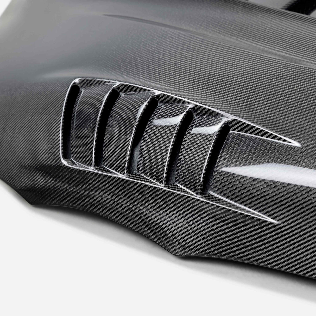TV-style double sided carbon fiber hood for 2020-2023 Toyota Supra