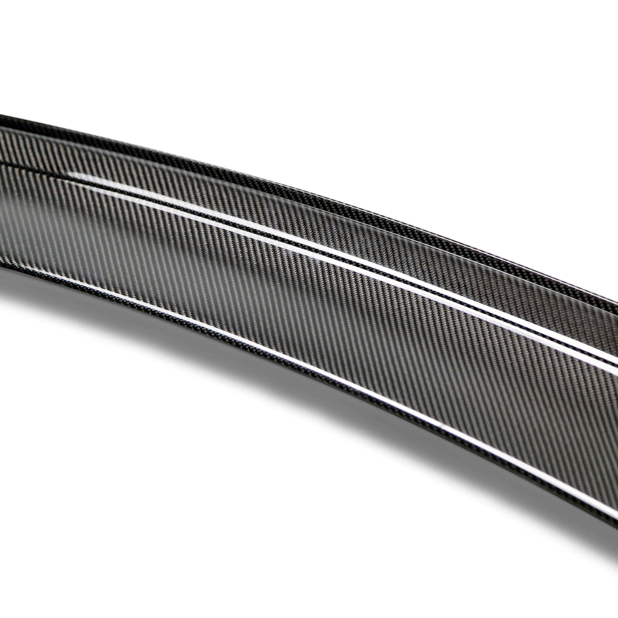Type-ST carbon fiber Track Pack style rear spoiler with adjustable wicker bill for 2015-2023 Ford Mustang
