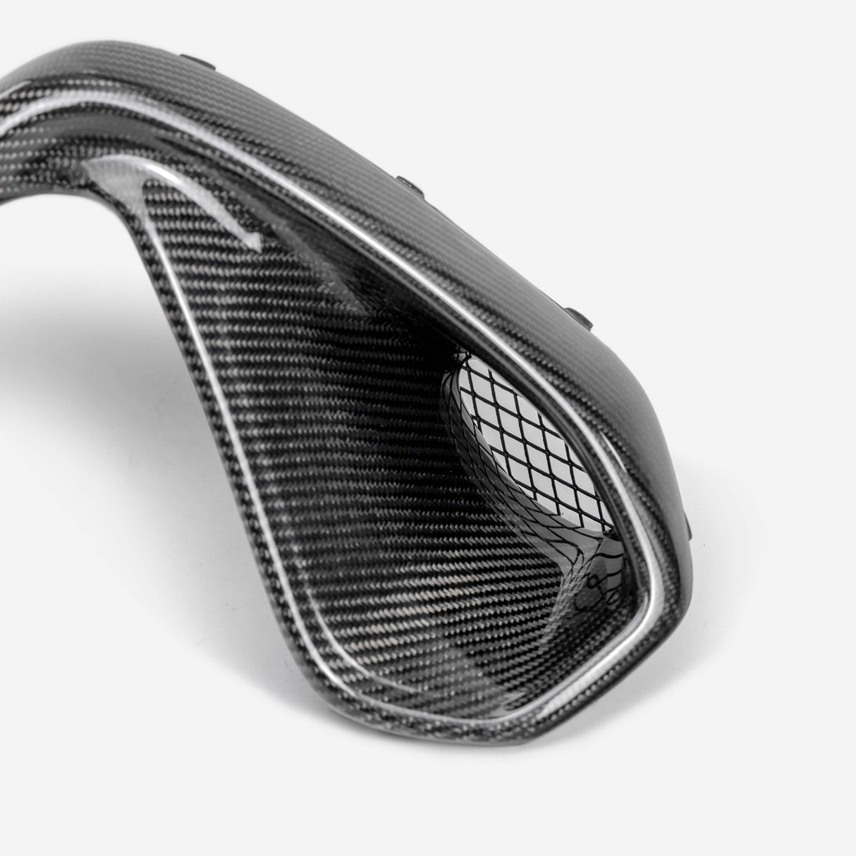 Carbon fiber front bumper duct for 2022 Subaru BRZ