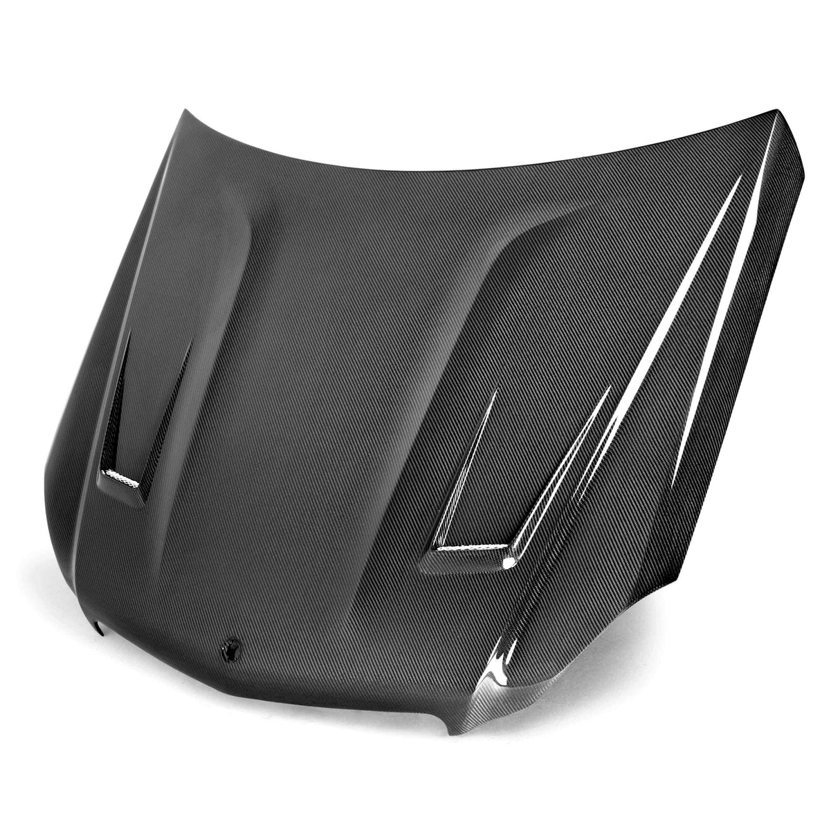 GT-style carbon fiber hood for 2012-2014 Mercedes Benz C-class
