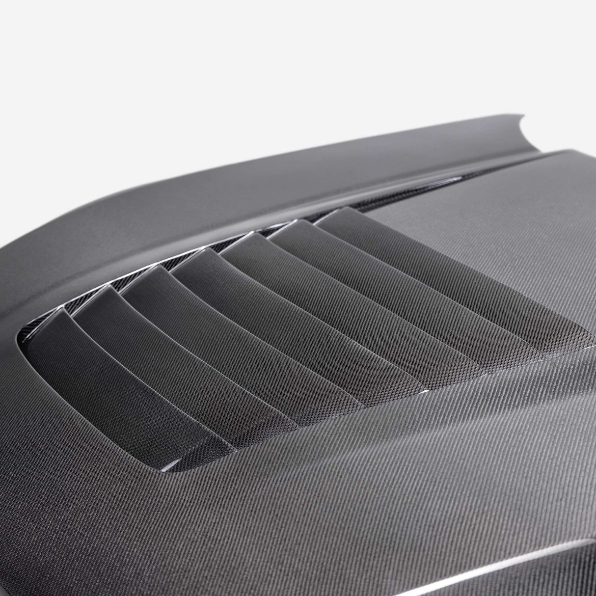 Type-GT5 double sided carbon fiber hood for 2024 Ford Mustang