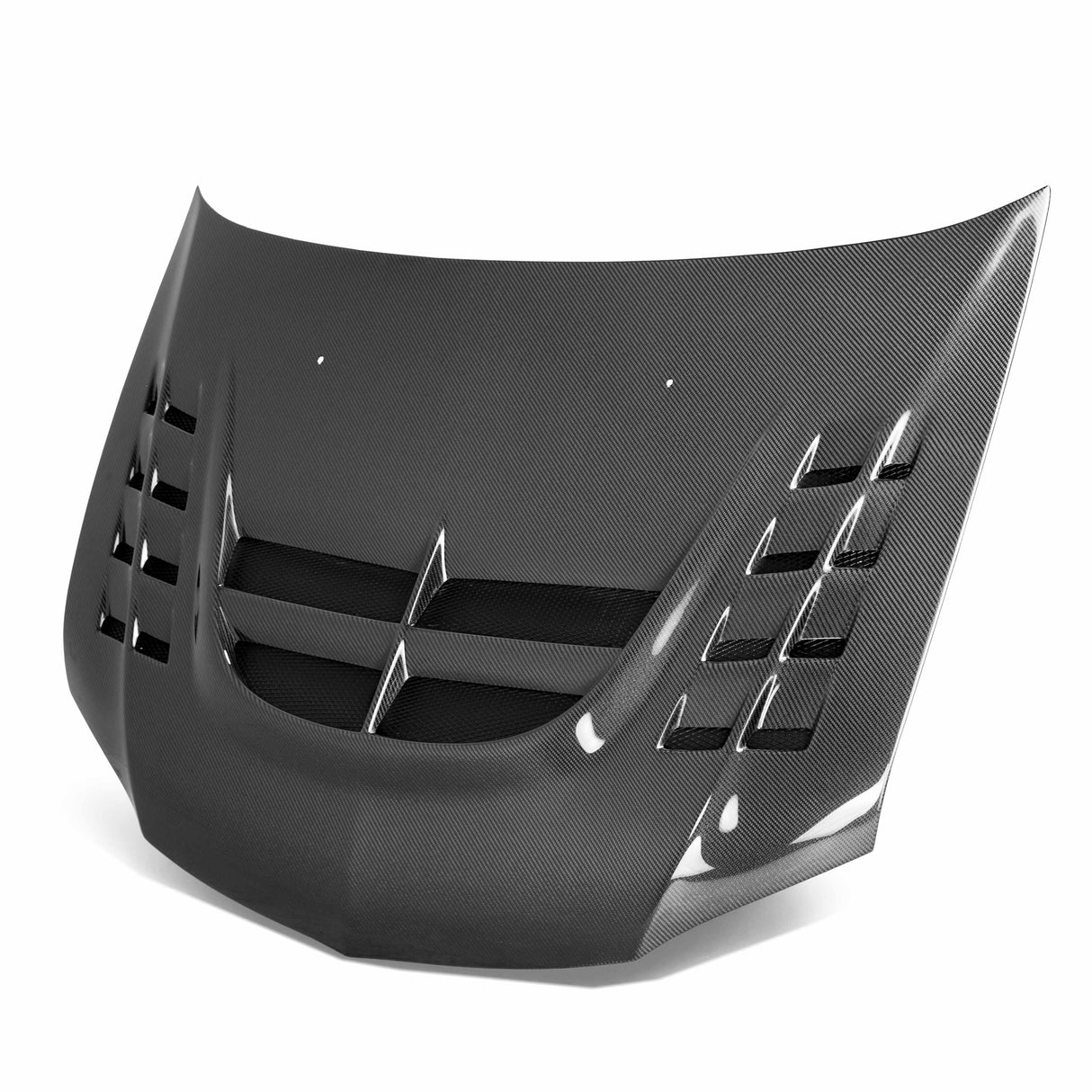 CWII-style carbon fiber hood for 2003-2006 Mitsubishi Lancer EVO