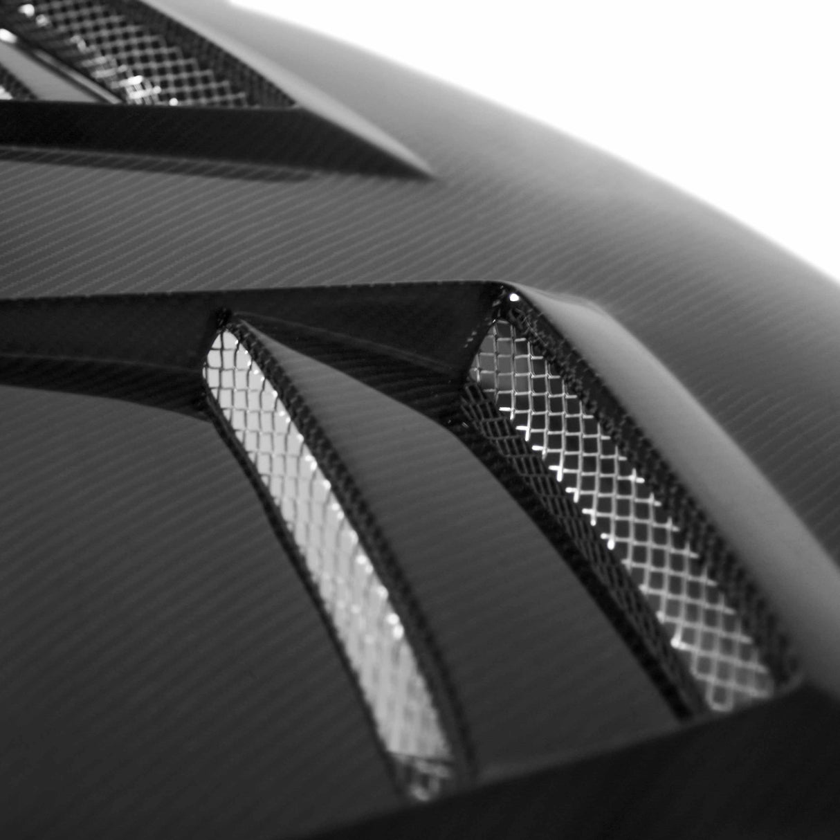 DV-style carbon fiber hood for 2008-2017 Mitsubishi Lancer