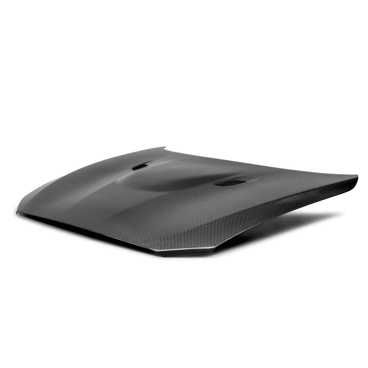 BM-style carbon fiber hood for 2012-2019 BMW F20 1 Series, 2014-2021 F22 2 Series, and 2016-2021 F87 M2