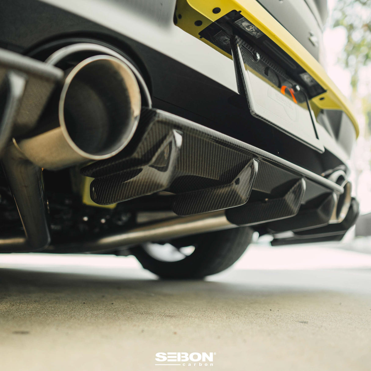 MB-style carbon fiber rear diffuser for 2023-2024 Nissan Z