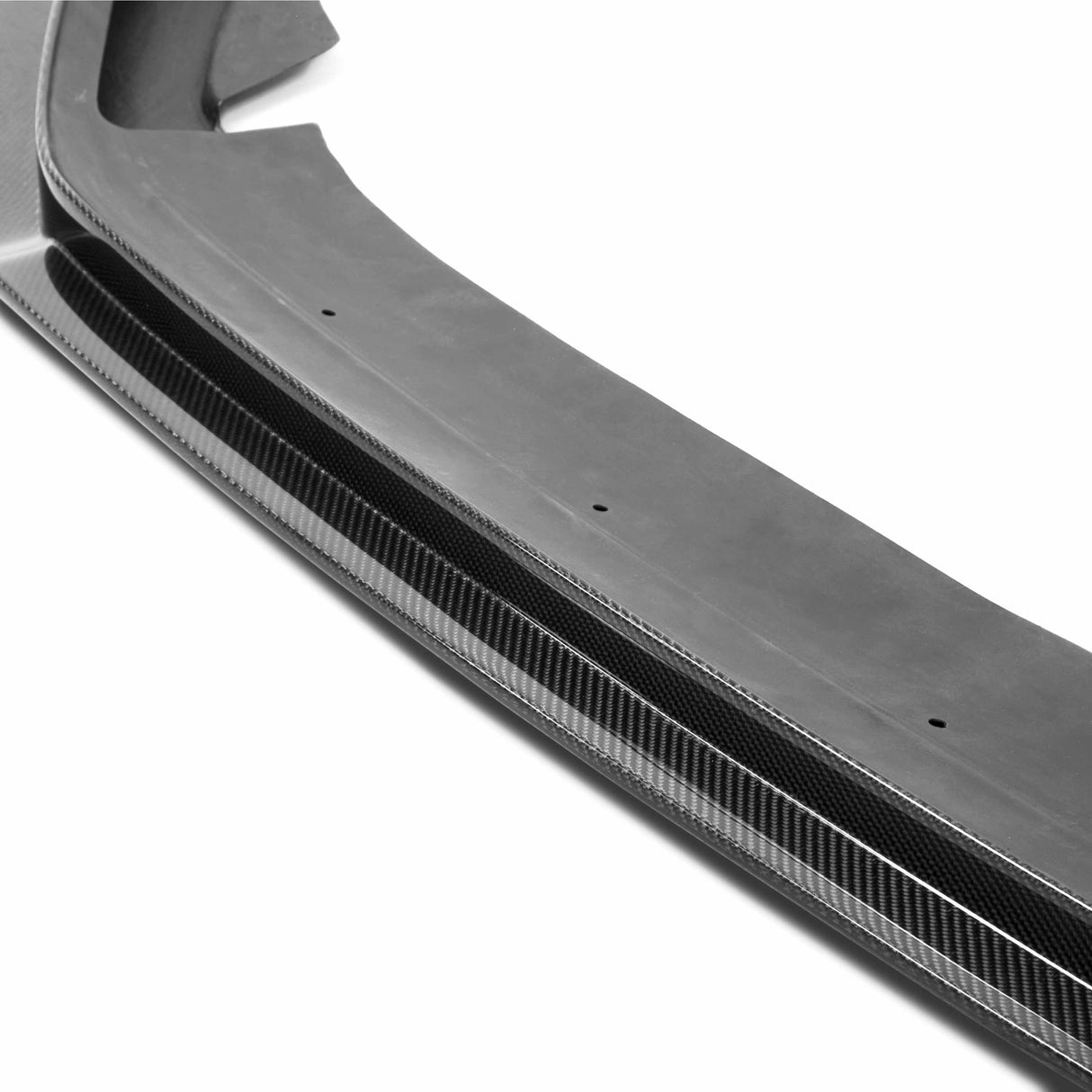 MB-style carbon fiber front lip for 2018-2021 VW GTI MK7.5