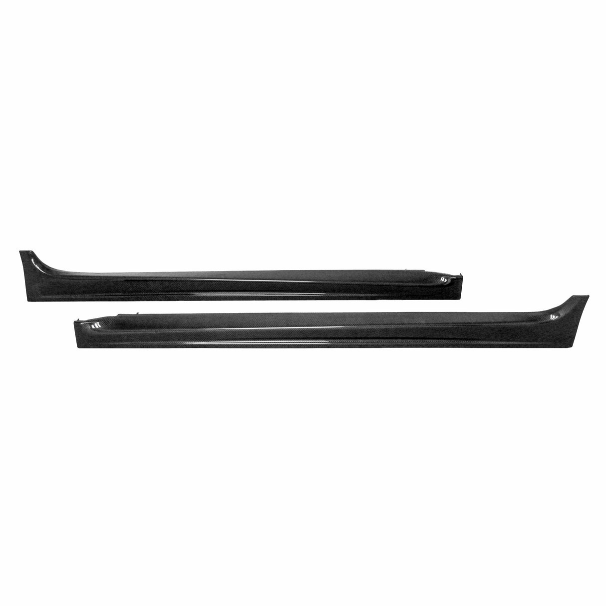 OE-style carbon fiber side skirts for 2008-2015 Mitsubishi Lancer EVO X