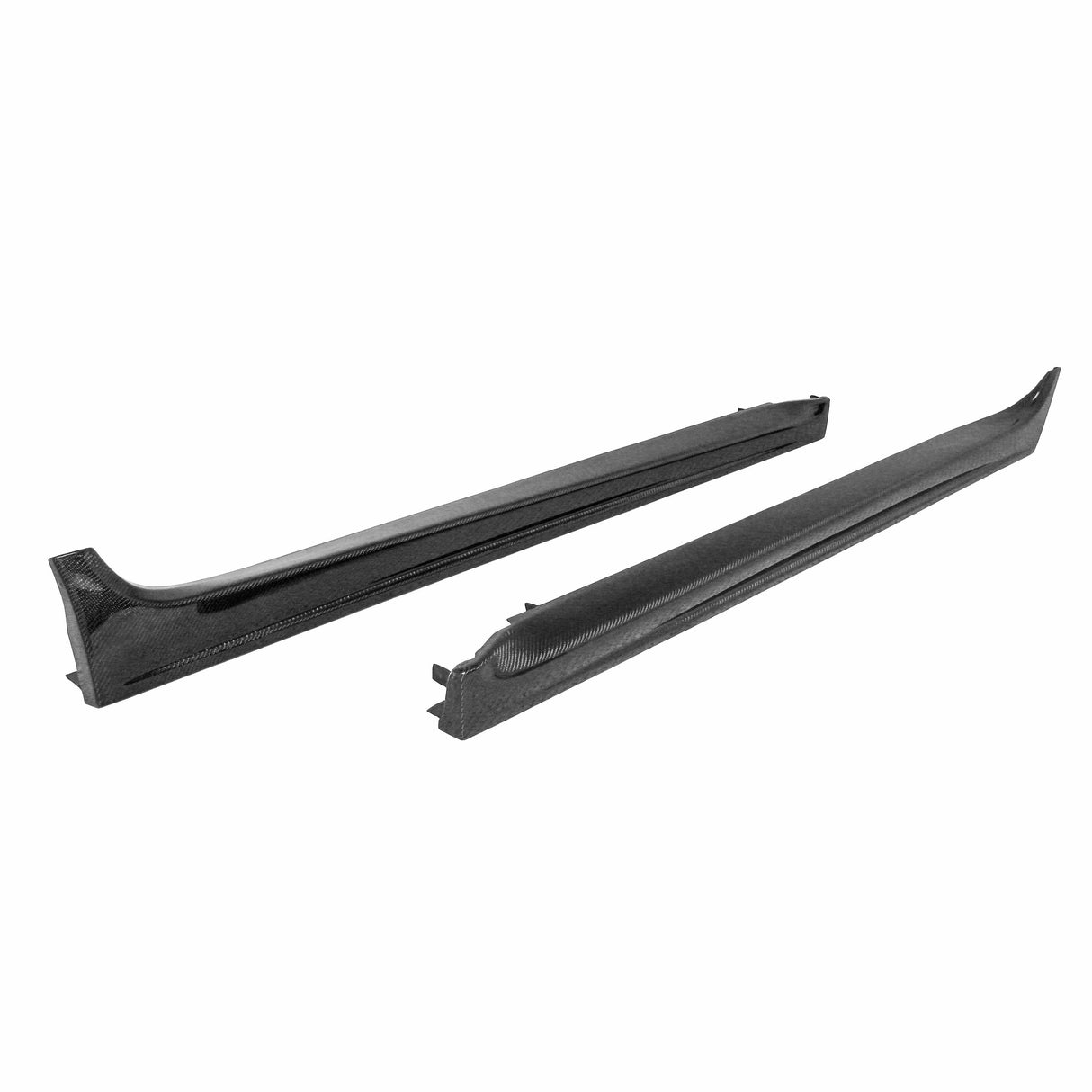 OE-style carbon fiber side skirts for 2008-2015 Mitsubishi Lancer EVO X