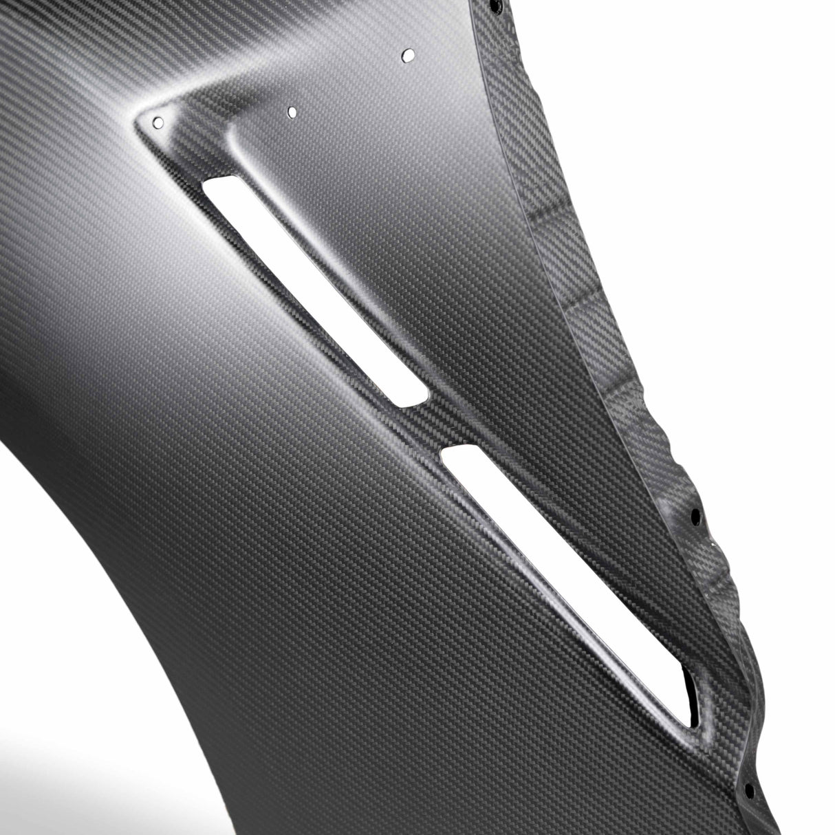 OE-style dry carbon fiber front fenders for 2009-2022 Nissan GTR - Matte finish