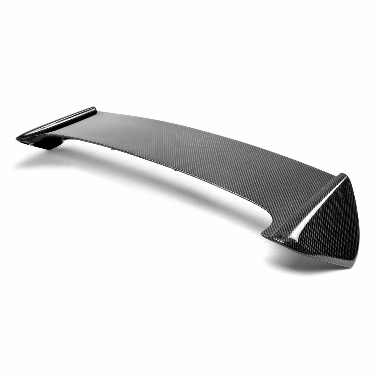 STI-style carbon fiber rear spoiler with led brake light for 2008-2014 Subaru WRX/STi HB