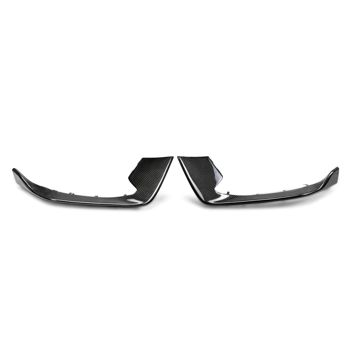 Carbon fiber front bumper inserts for 2015-2020 Ford Mustang Shelby GT350