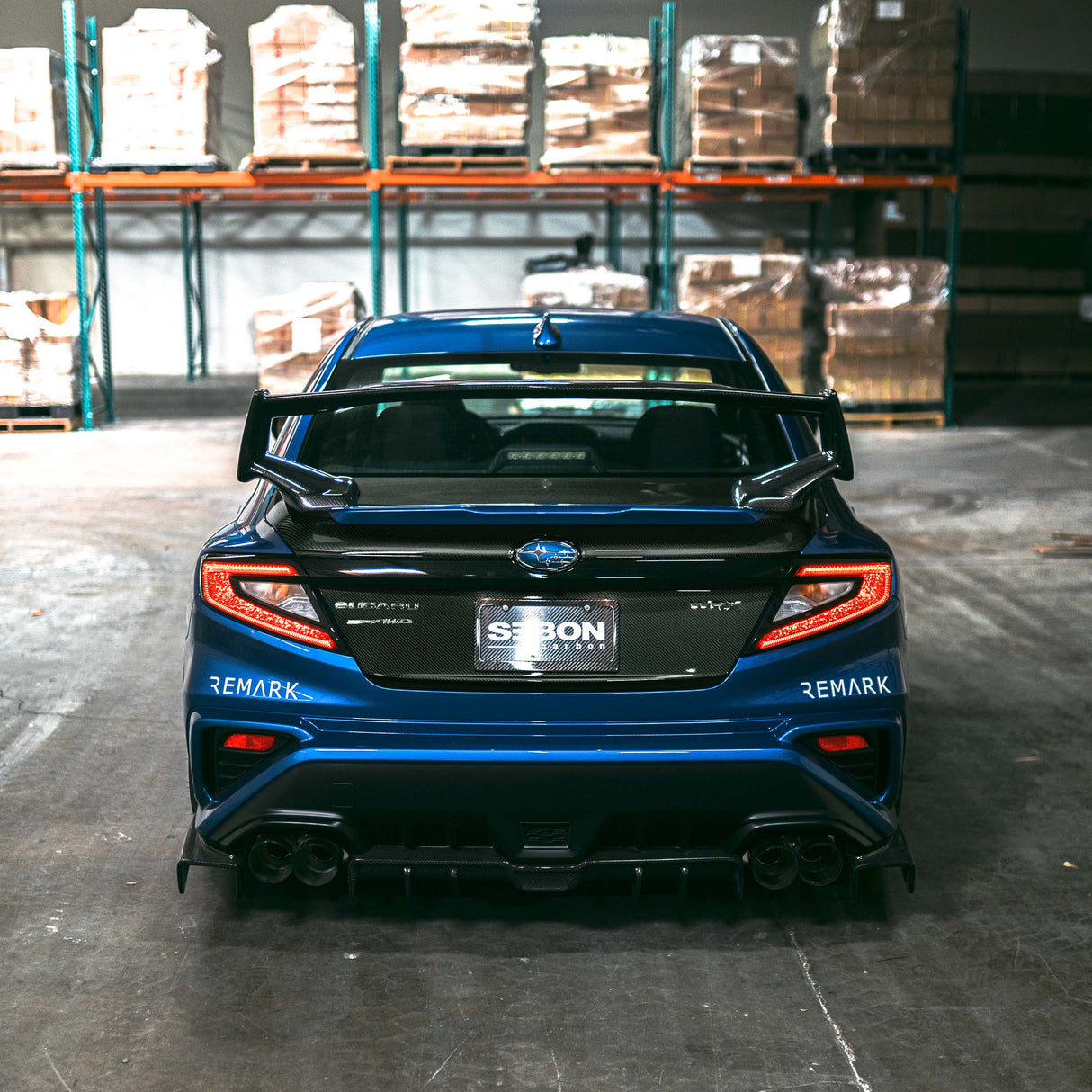 Carbon fiber trunk lid for 2022-2024 Subaru WRX