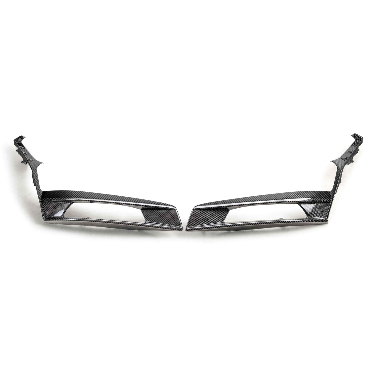 Carbon fiber turn signal bezels for 2020-2022 Ford Mustang Shelby GT500