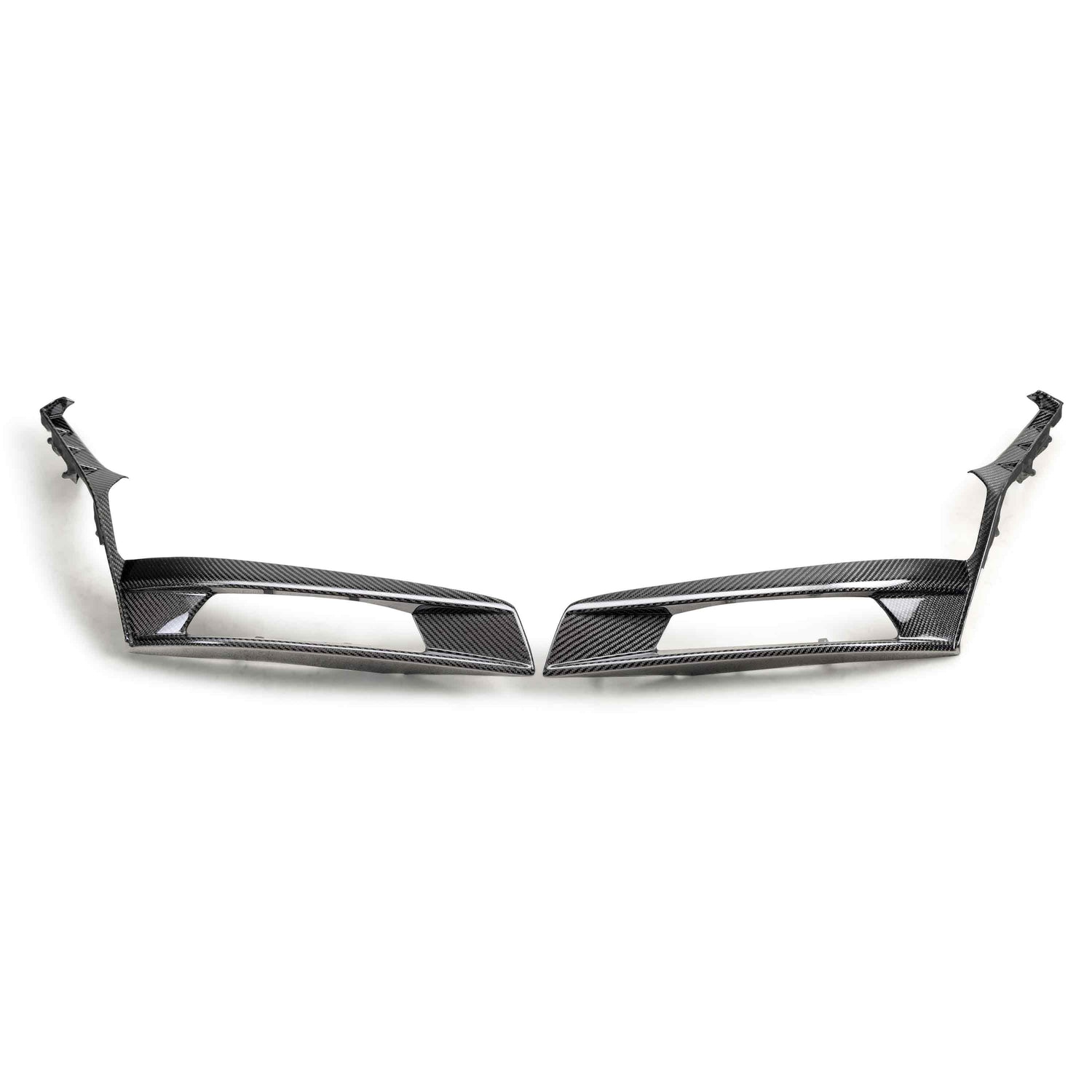 Carbon fiber turn signal bezels for 2020-2022 Ford Mustang Shelby GT500