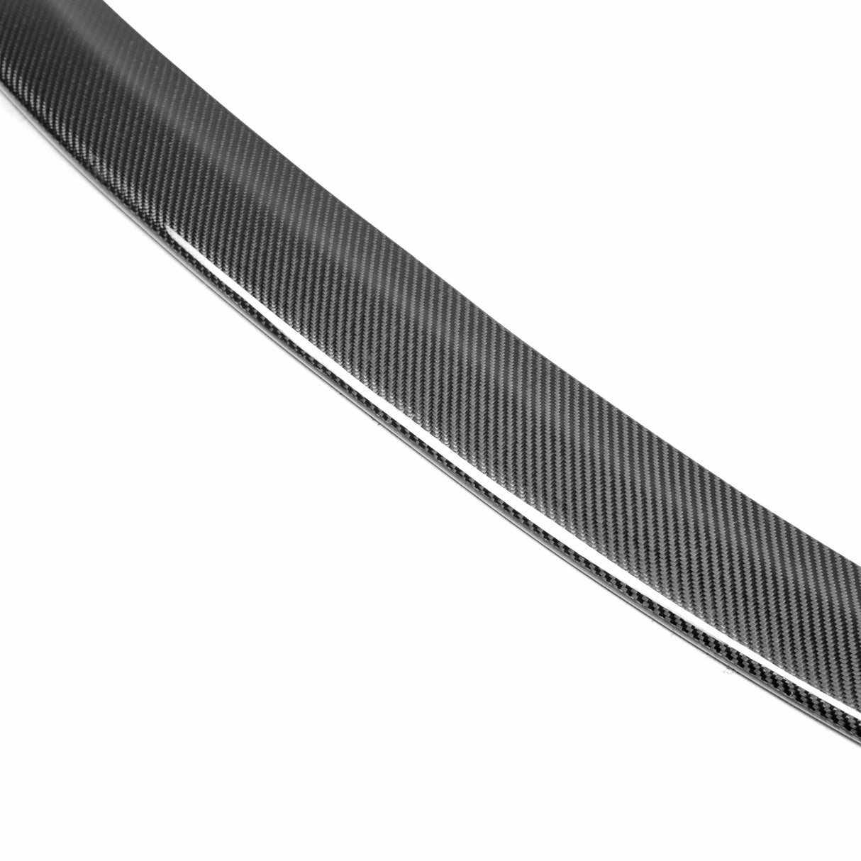 OP-style carbon fiber front lip for 2014-2016 Lexus IS 200T/250/350, F Sport only.