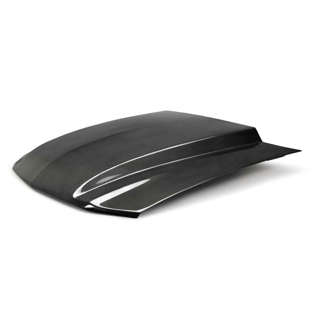 Type-CJ carbon fiber cowl hood for 2010-2012 Ford Mustang
