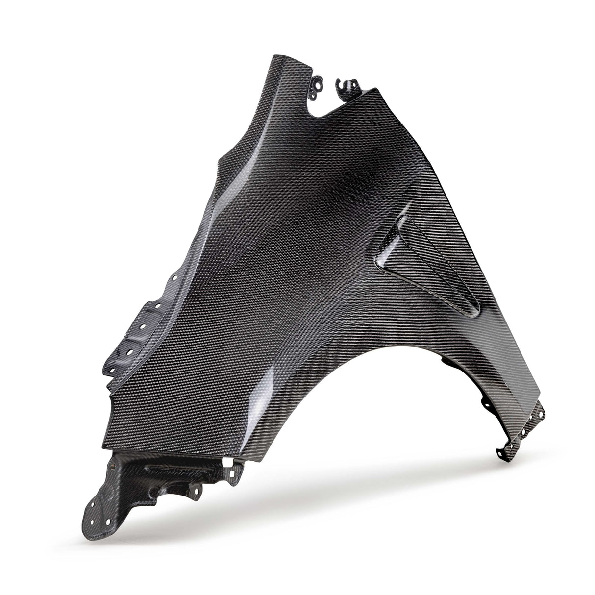 OE-style dry carbon fiber fenders for 2023-2024 Toyota GR Corolla - Gloss finish