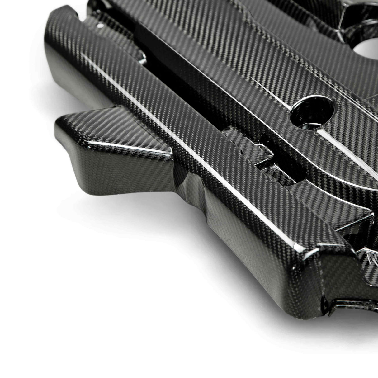 Carbon fiber engine cover for 2015-2023 Ford Mustang Eco Boost