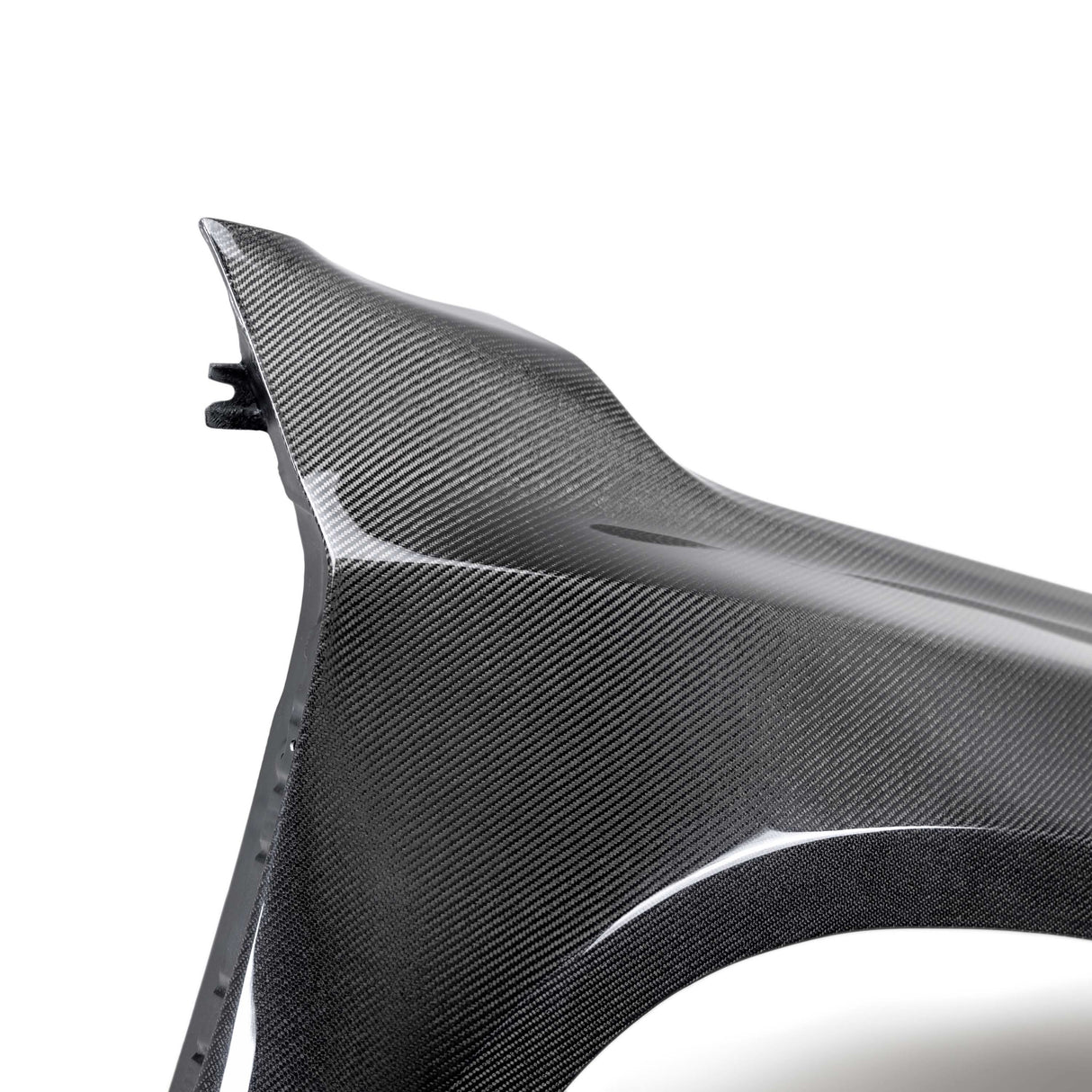 MB-style carbon fiber front fenders for 2022 Nissan Frontier (2" rise & 4" wider)