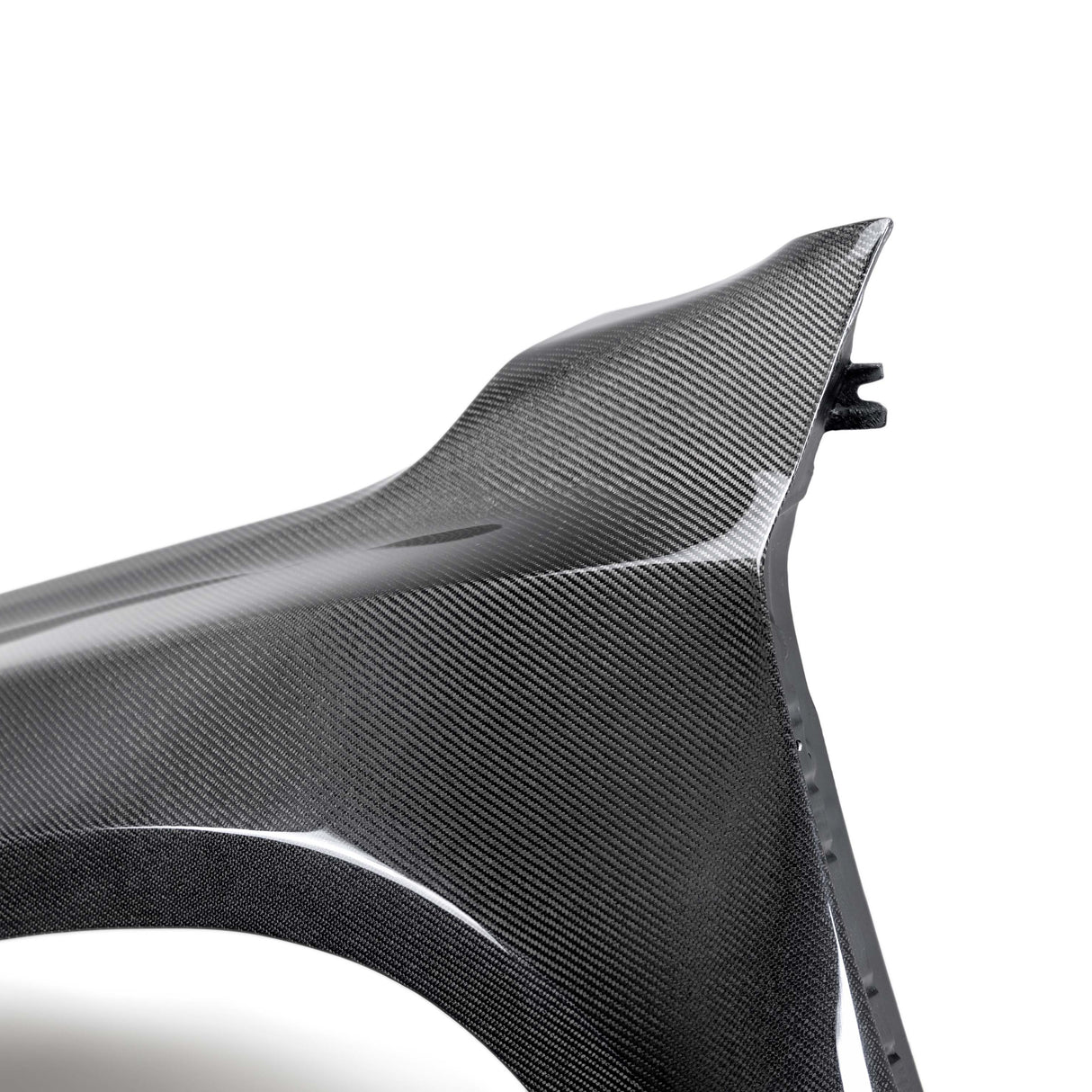 MB-style carbon fiber front fenders for 2022 Nissan Frontier (2" rise & 4" wider)