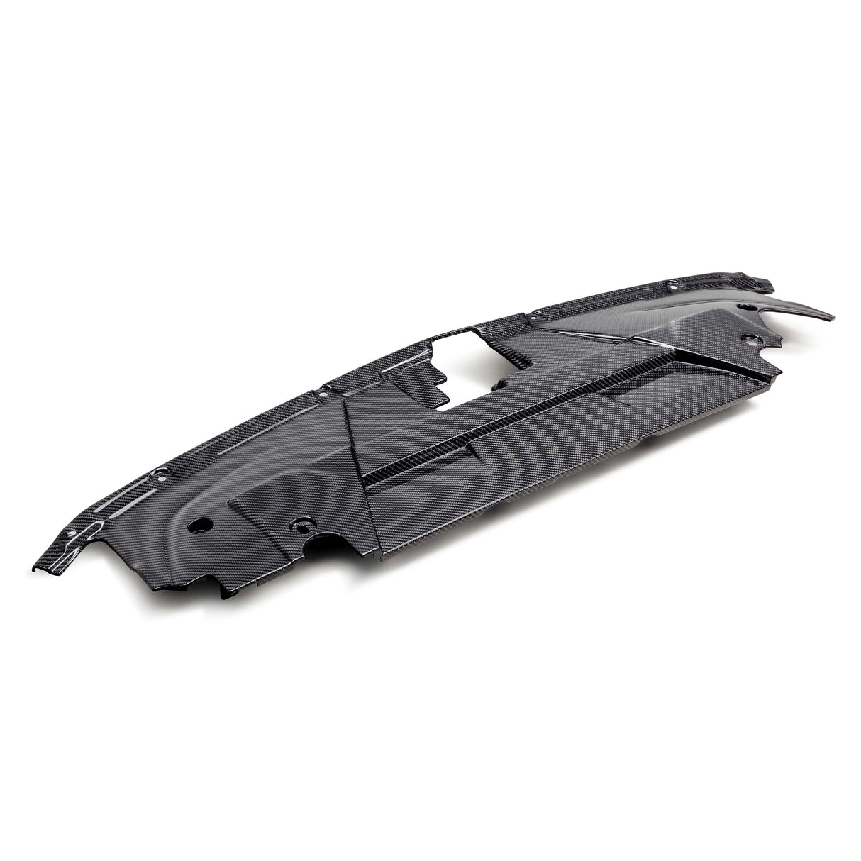 Carbon fiber radiator cover for 2024 Ford Mustang