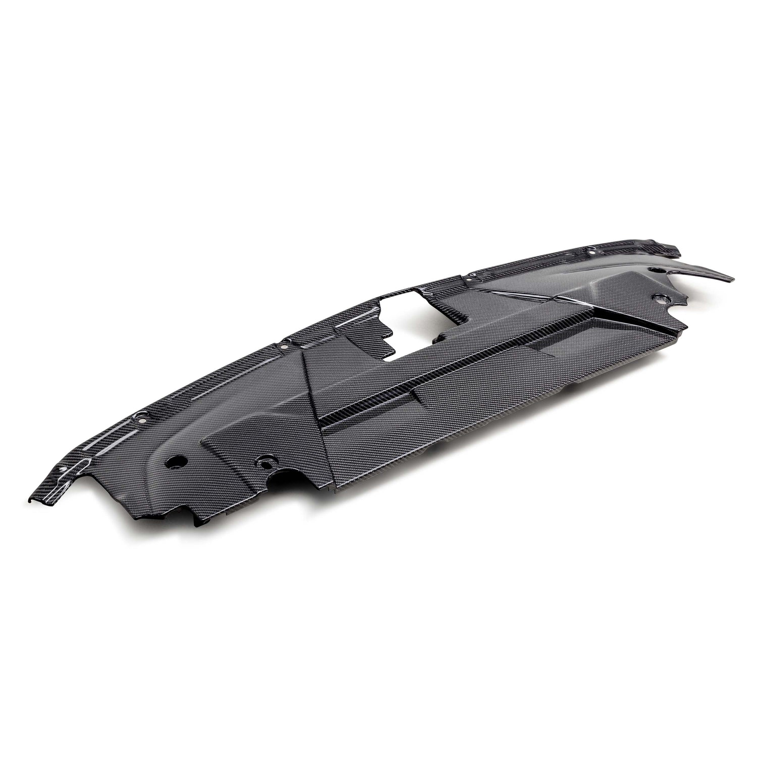 Carbon fiber radiator cover for 2024 Ford Mustang