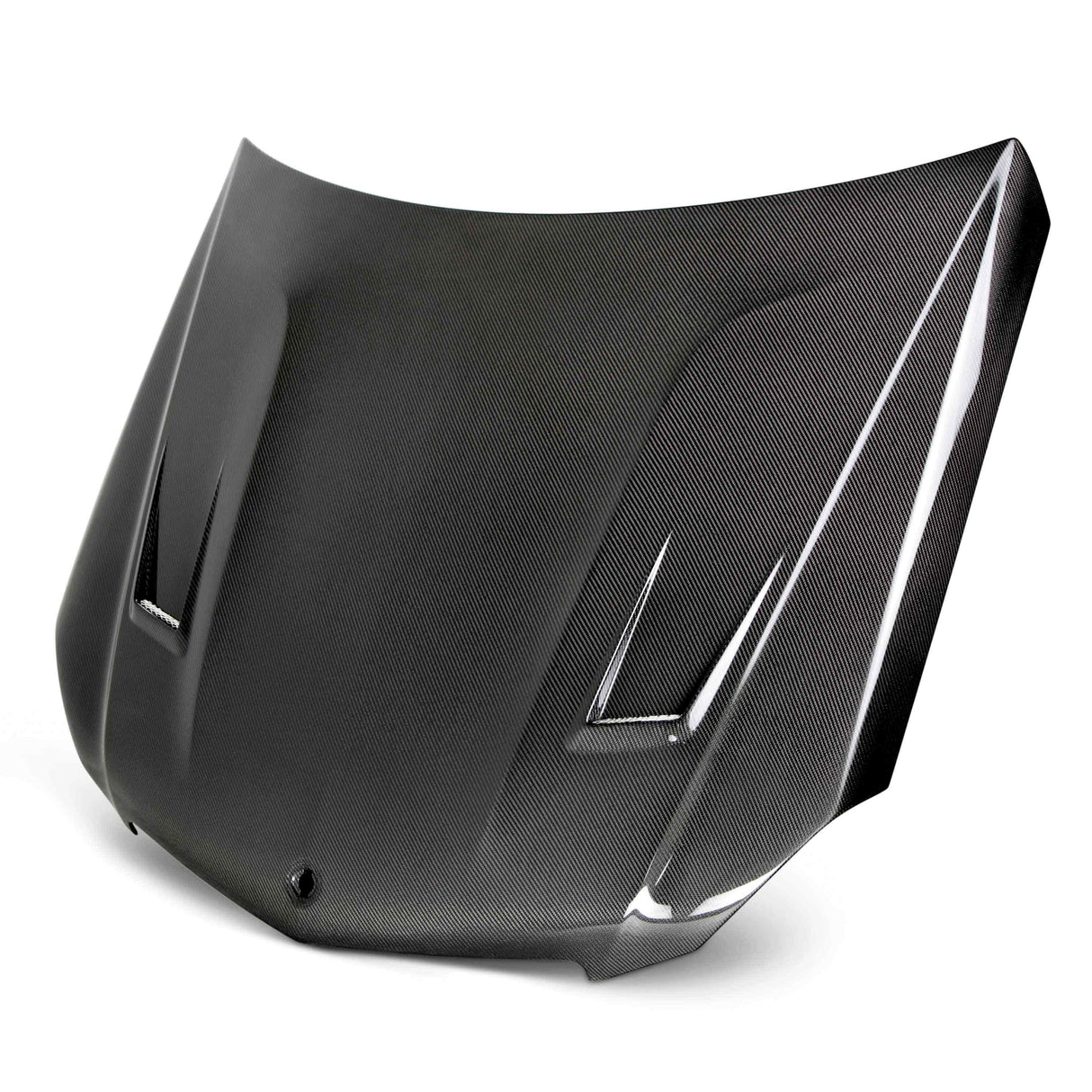 GT-style carbon fiber hood for 2012-2015 Mercedes Benz C63