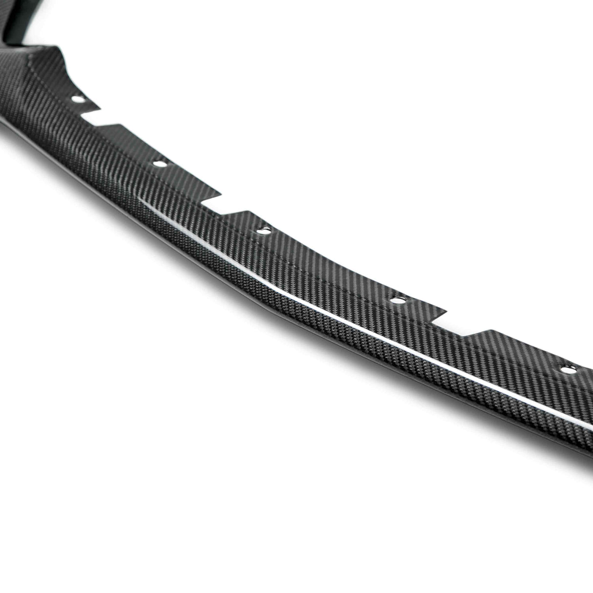 Type-OE carbon fiber front chin splitter for 2015-2017 Ford Mustang