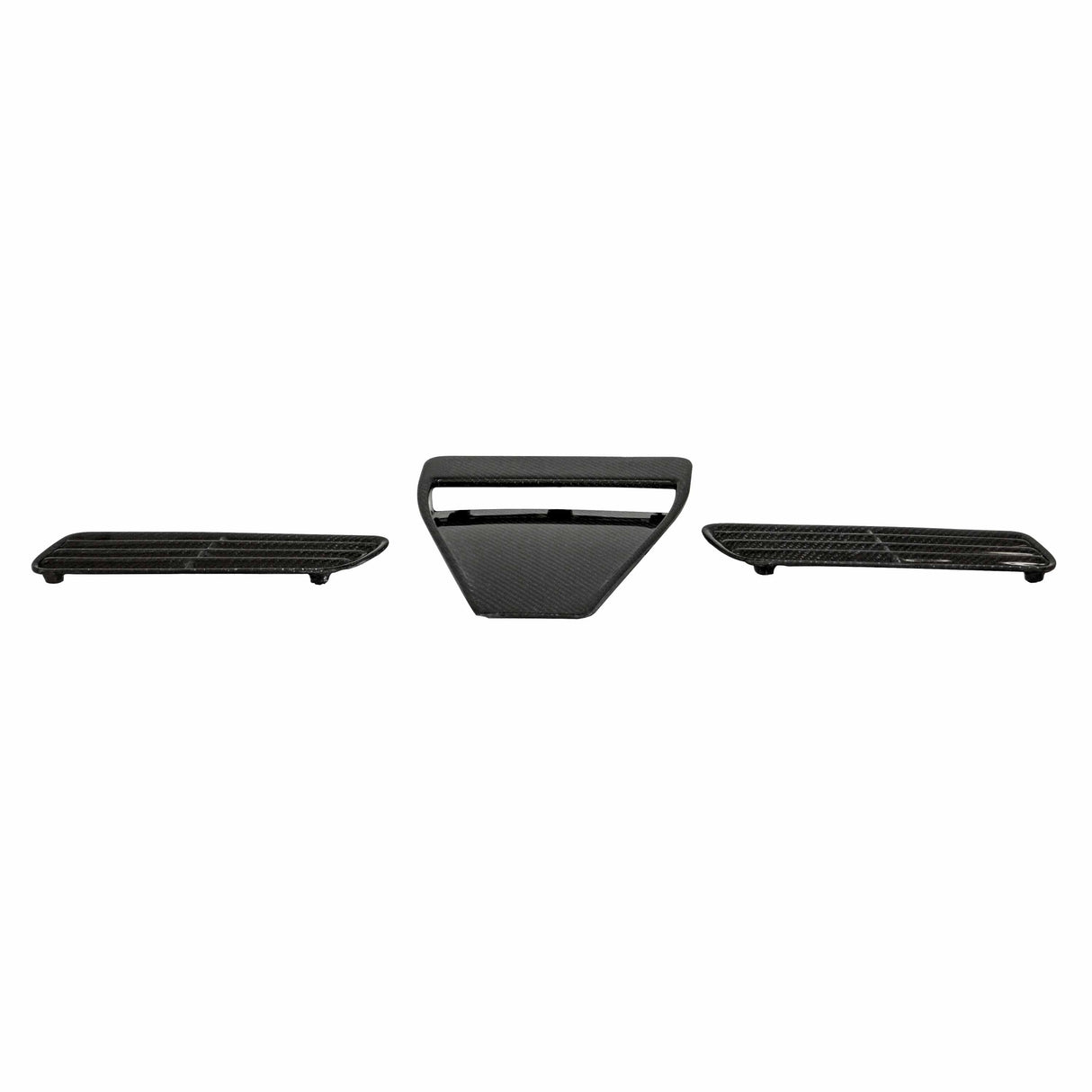 OE-style carbon fiber hood scoop for 2008-2015 Mitsubishi Lancer EVO X